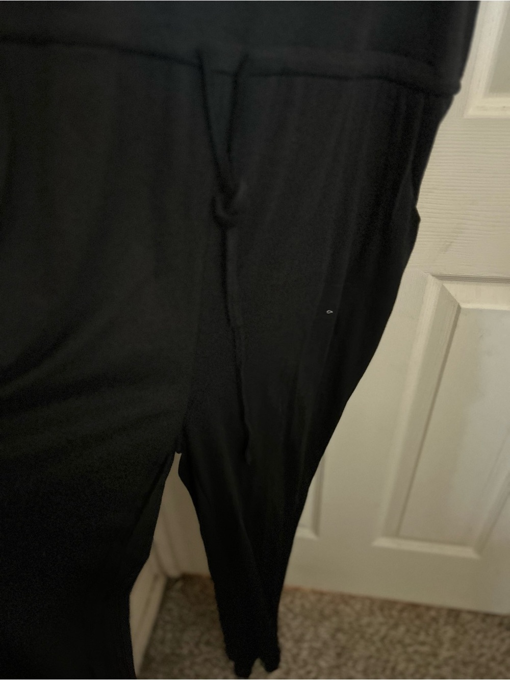 Slim Black Spaghetti-Strap Jumpsuit. NWOT - Picture 5 of 11